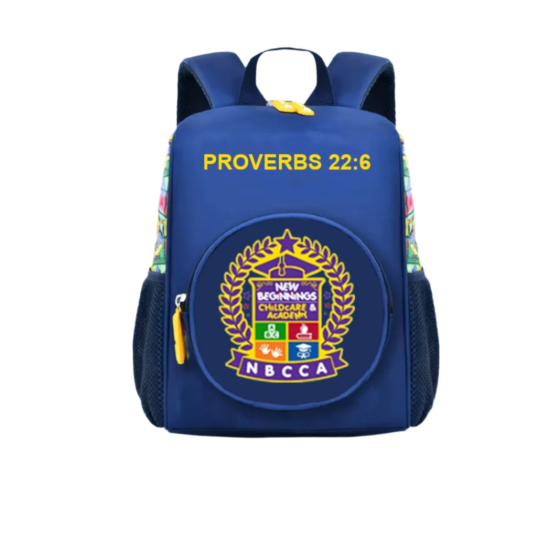 Navy Backpack / Baby Bag